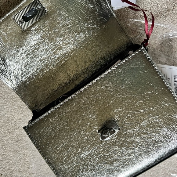 CLOVE + REVEL GUNMETAL/SILVER SAYER BAG NEW! - Picture 4 of 7